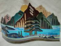 Fused Glass - Jasper 1997 Art Panel