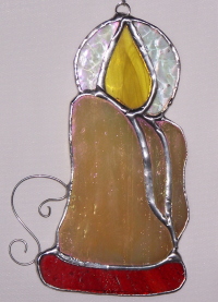 Ornament - Candle - Amber