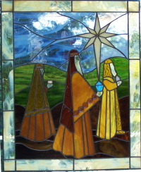 Suncatcher - 3 Wise Men Panel