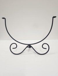 Display - 12" Round Wrought Iron Stand