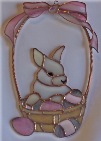 Suncatcher - Easter - Bunny in Basket