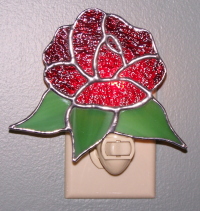 Night Light - Rose - Red