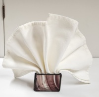 Stained Glass Napkin Holders - Burgundy