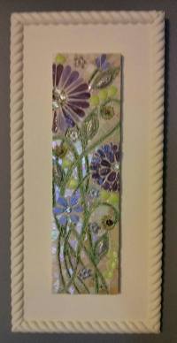 Mosaic Floral Framed Picture - SUMMER BREEZE
