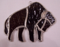 Pendant - Buffalo - Textured Dark Browns