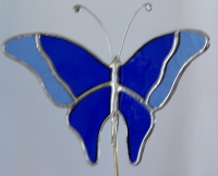 Plant Pick - 3D Butterfly - Blue