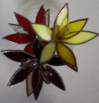 Plant Pick - 3D Flower - Yellow