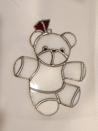 Suncatcher - Bear - White