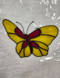 Suncatcher - Butterfly - Red/Yellow - S Stankie