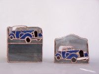 Desk Set, Packard on grey translucent