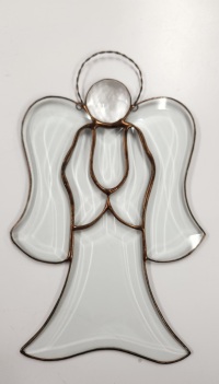 Suncatcher - Angel - Clear Bevel