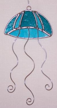 Suncatcher - Jellyfish - Aqua