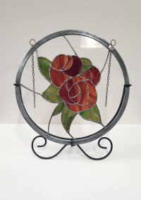 Suncatcher - Rose - 12" Round