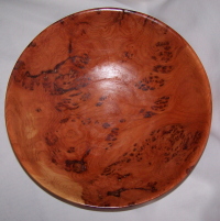 Birdseye Fir Burl Bowl