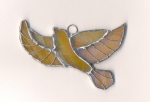 Ornament - Dove with wire overlay