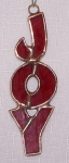 Ornament - Joy - 4" - White