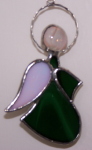 Ornament - Kneeling Angel - Green