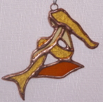 Ornament - Mermaid - Amber