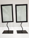 Display - Wrought Iron Frame - Solid Base