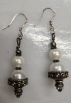 Earrings - Bead Drop - Capped Pearl