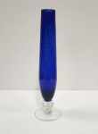 Vase -  Blue Glass Bud Vaes