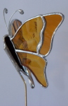 Plant Pick - 3D Butterfly - Amber