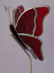 Plant Pick - 3D Butterfly - Red