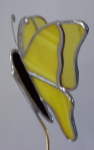 Plant Pick - 3D Butterfly - Yellow