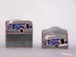 Desk Set, Packard on grey translucent