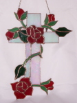 Suncatcher - Rose Cross