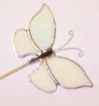 Plant Pick - Butterfly - White