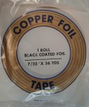 Copper Foil - Edco - 7/32" - Black Back