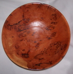 Birdseye Fir Burl Bowl